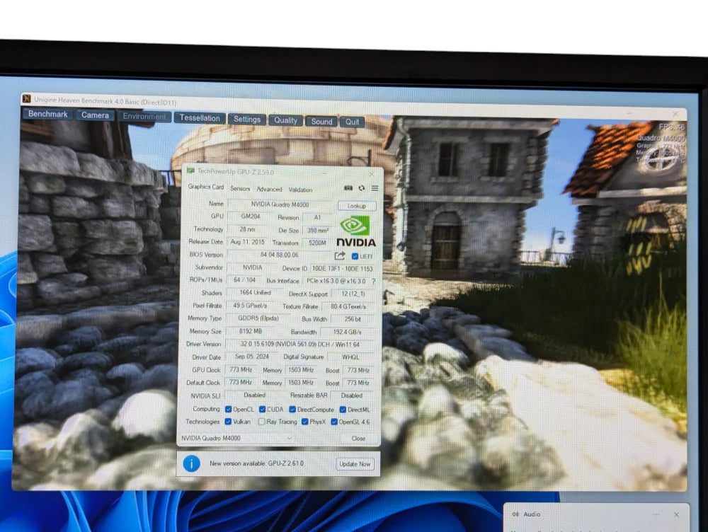 NVIDIA Quadro M4000 8GB GDDR5 Video Card