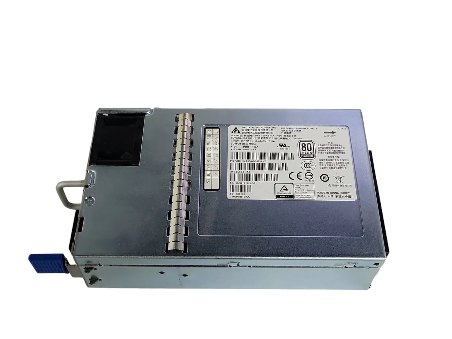 Cisco Nexus 500 Watt AC Power Supply for Nexus 3064 - NXA-PAC-500W