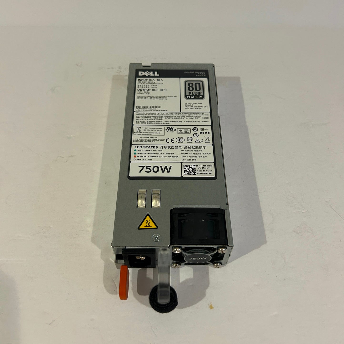 Dell R420 550w Hotswap Power Supply - 0M95X4 0RYMG6