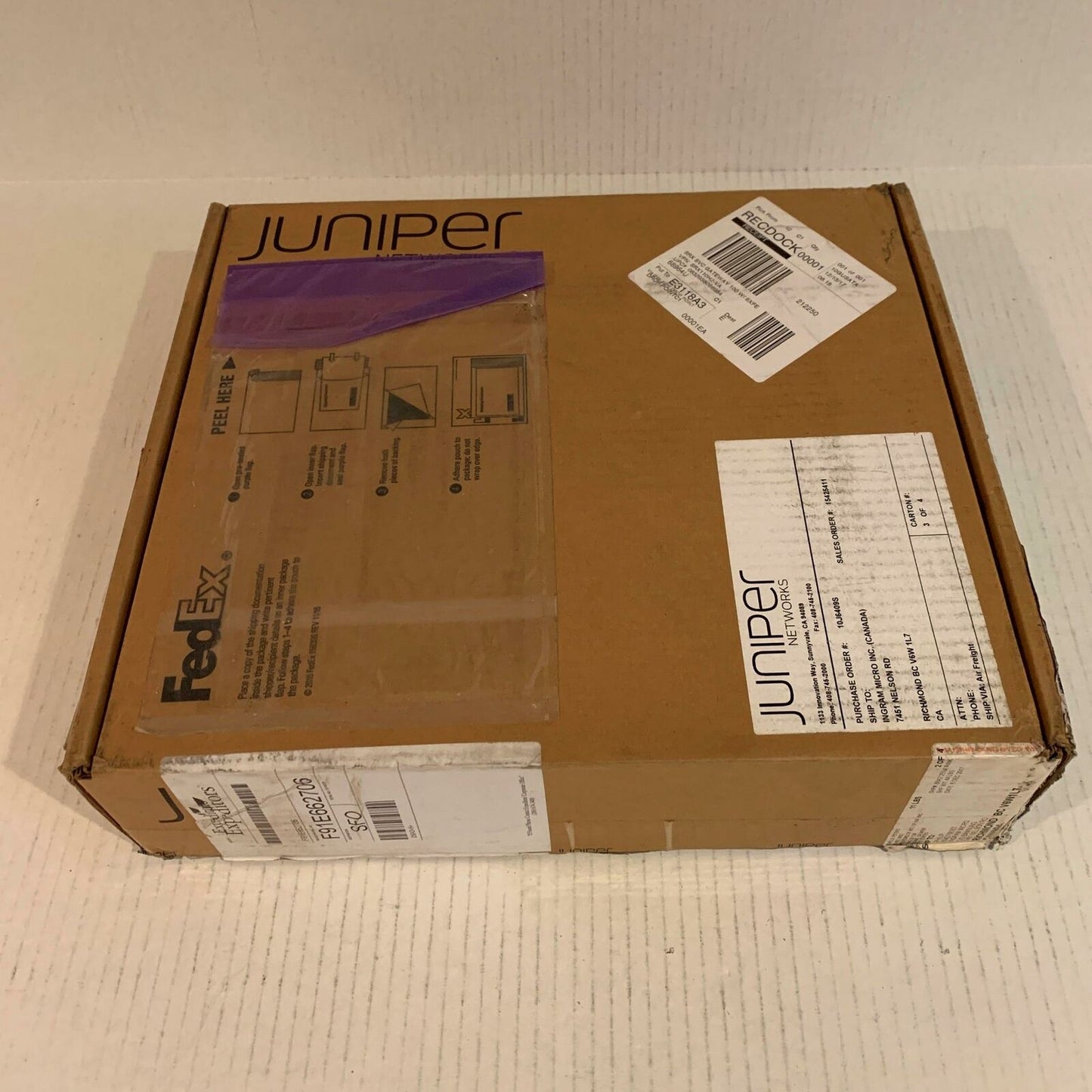 New - Juniper Networks 8-Port Services Gateway Firewall - SRX110H2-VA