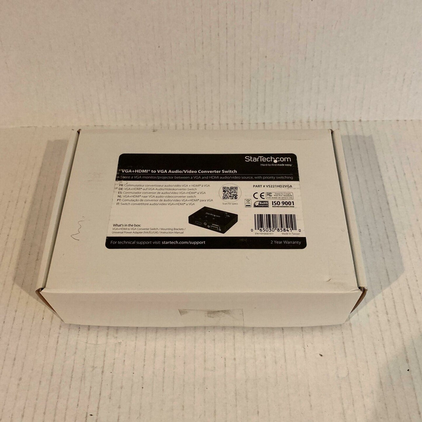 2x1 VGA + HDMI to VGA Converter Switch - 1080p - VS221HD2VGA