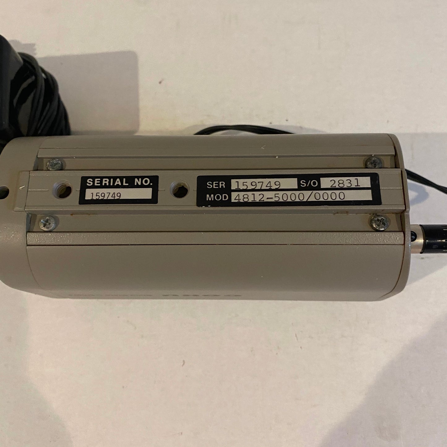 Cohu Monochrome Frame Transfer CCD Solid State Camera - 4812-5000-000