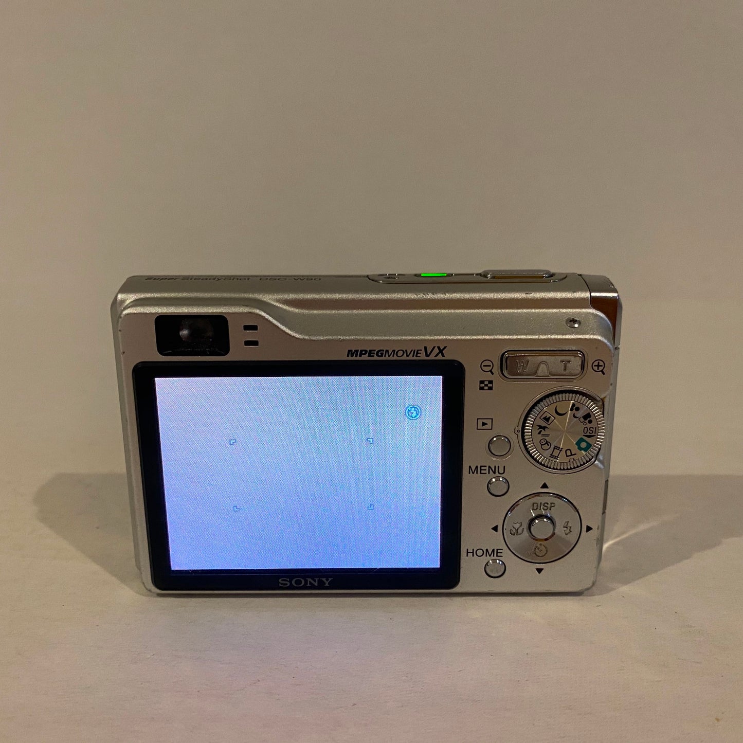 Silver Sony Cyber-shot 8.1 MP Digital Camera - DSC-W90