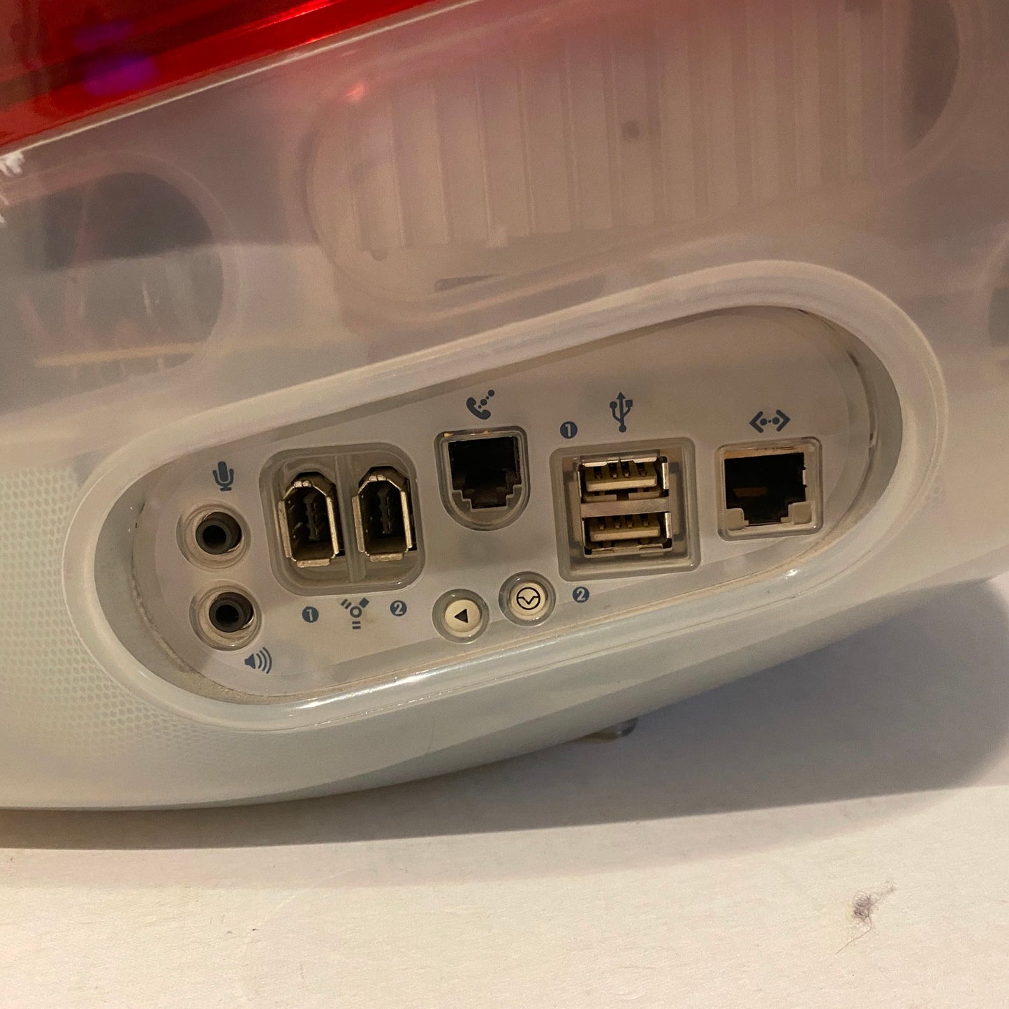 For Parts or Repair - Ruby 400 MHz PowerPC 750 Apple iMac G3 - No HDD