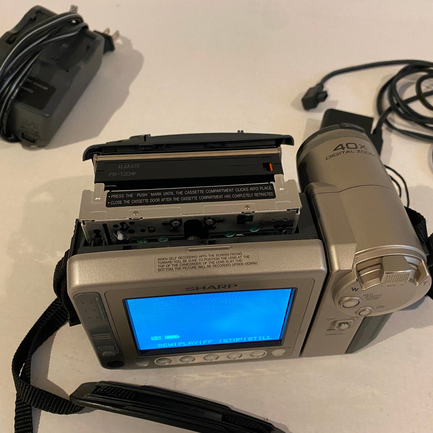 Sharp ViewCam LCD 8mm Analog Camcorder - VL-E760U