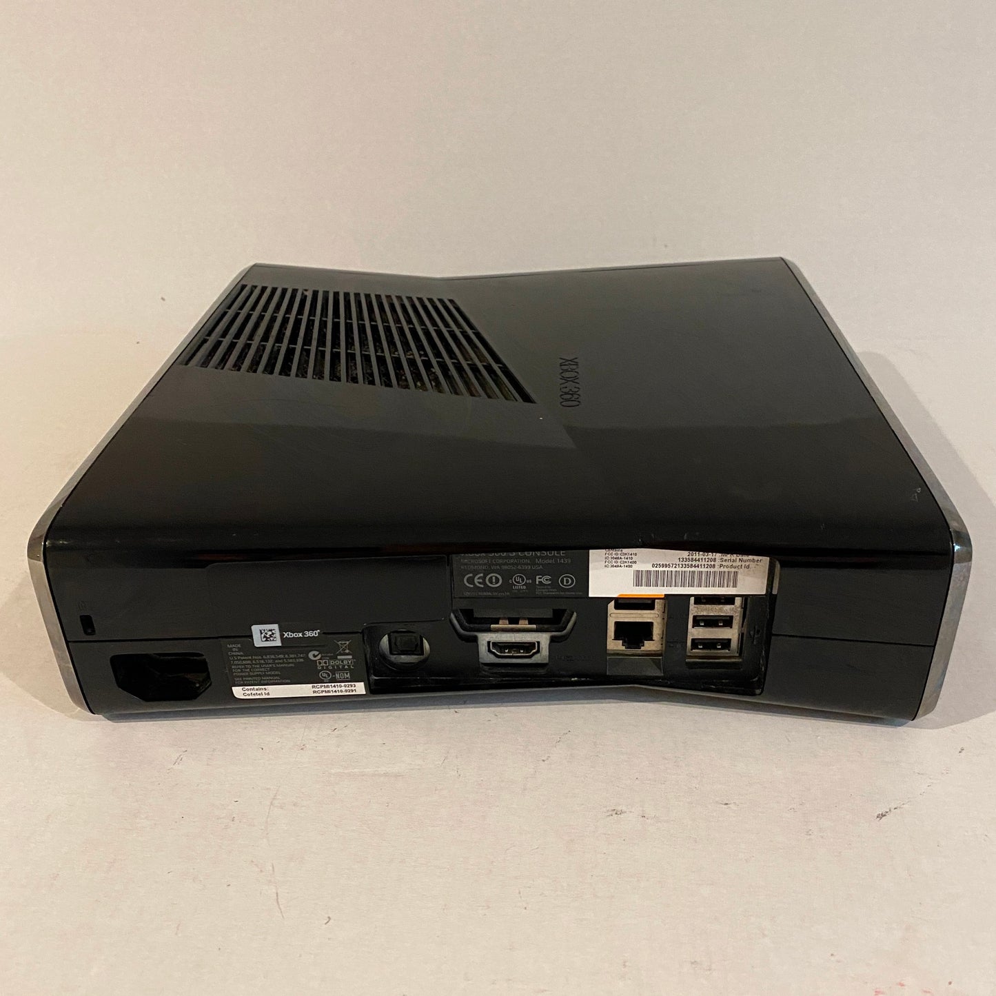 Black Xbox 360s Console
