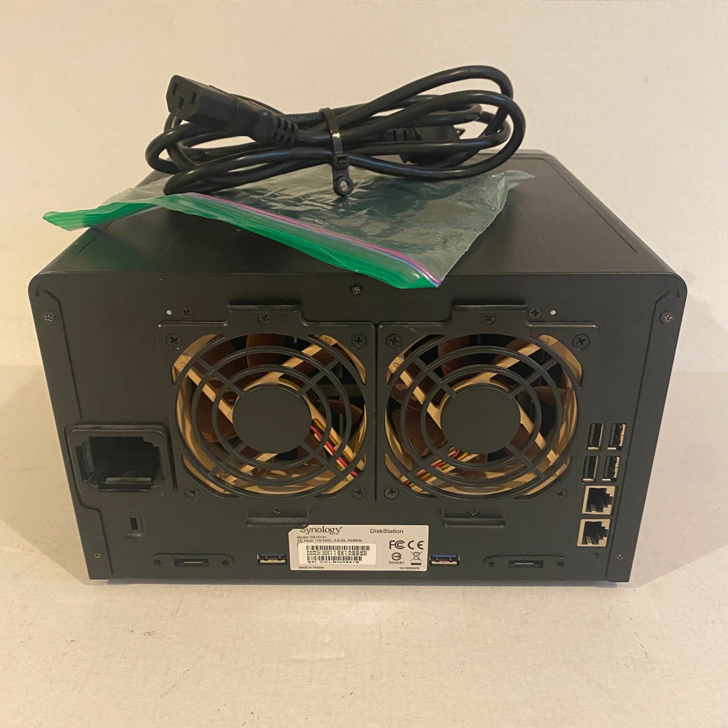 Synology Diskstation 5 Bay Network Attached Storage Device - DS1512+