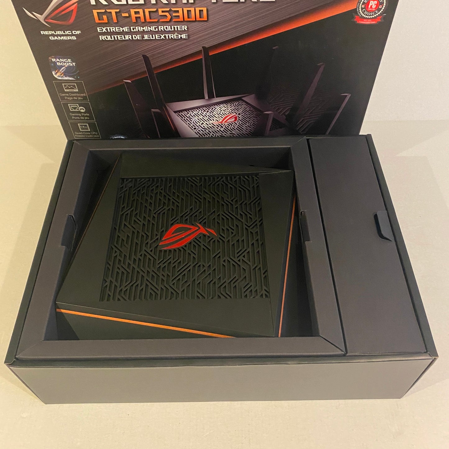 ASUS ROG Rapture Tri-Band Wireless Wi-Fi Extreme Gaming Router - GT-AC5300