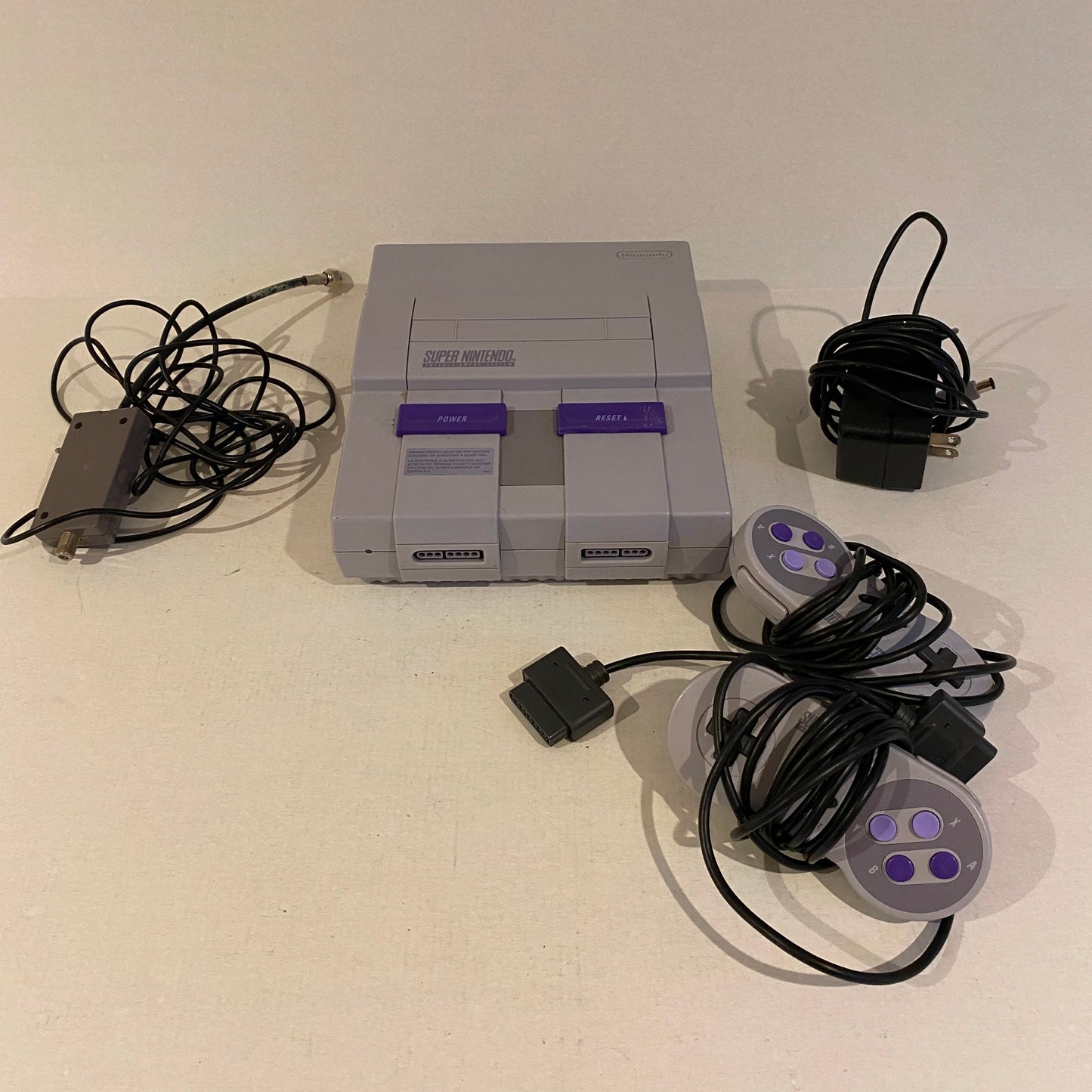 Original SNES Super Nintendo Console
