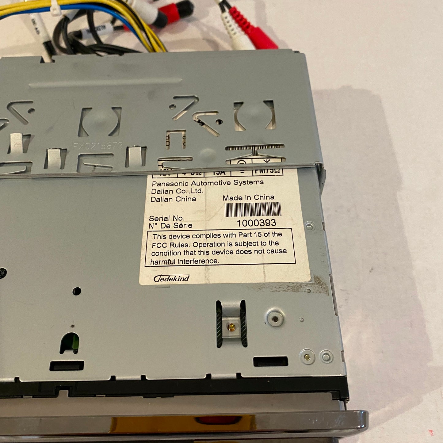 For parts or repair - Panasonic Car CD Player Stereo - CQ-C9800U