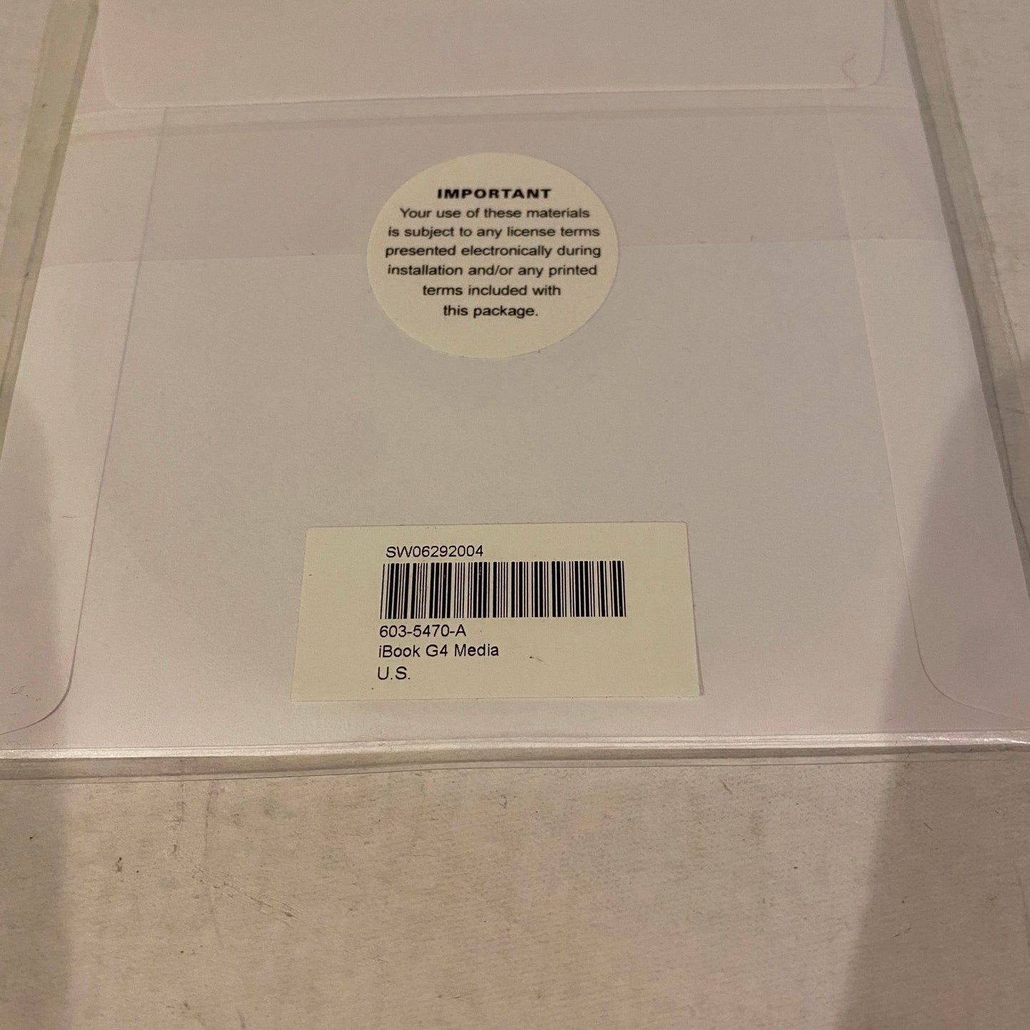 New Vintage Apple iBook G4 Media Discs - OS X Panther