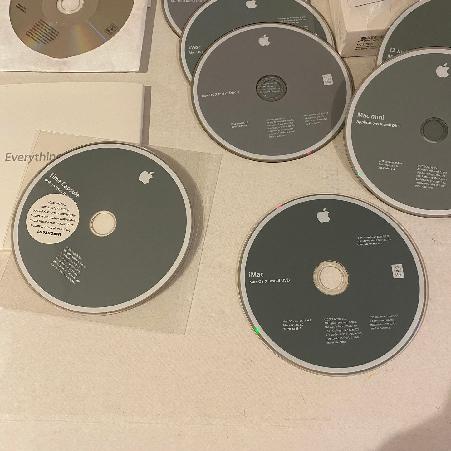 Vintage Apple Mac Disc Lot