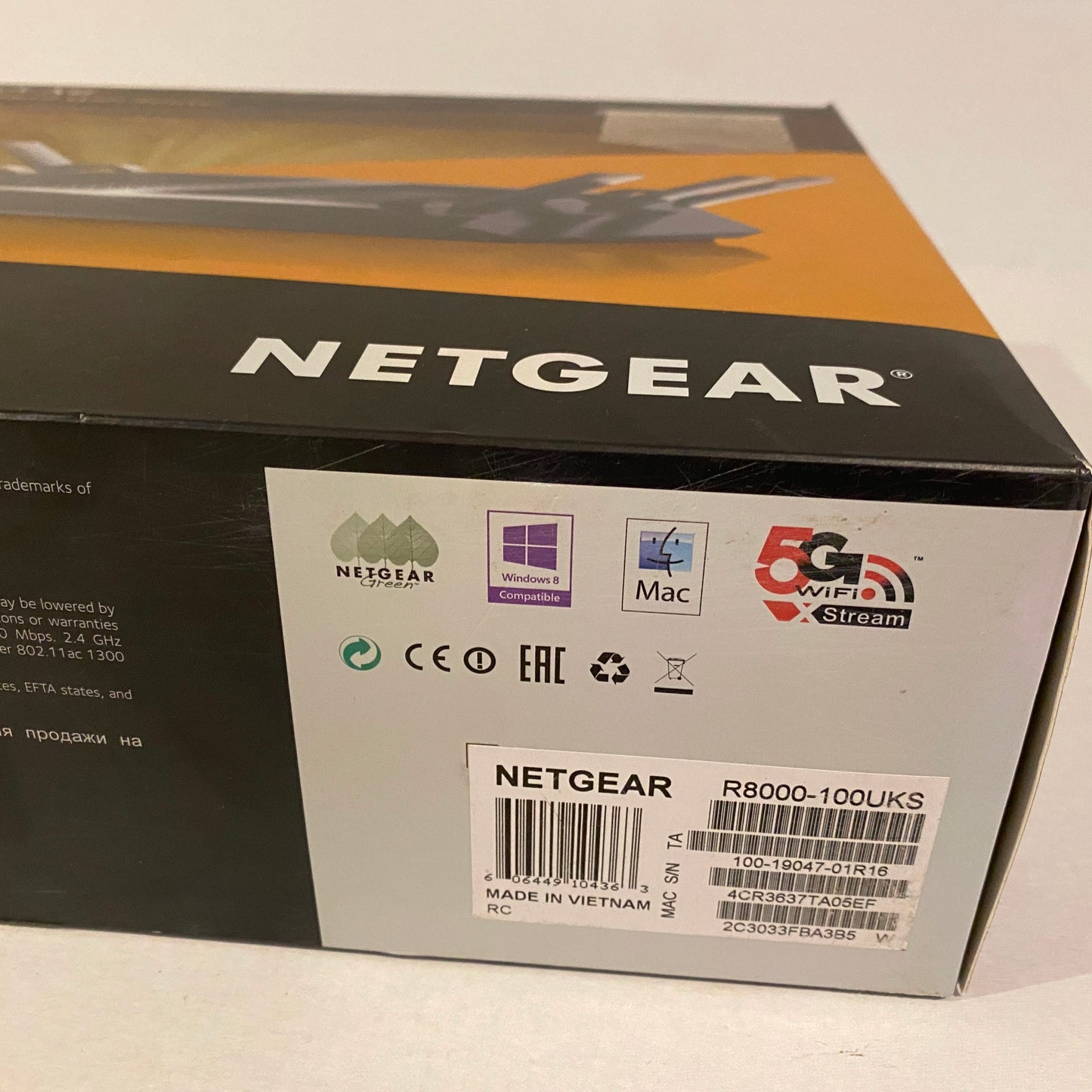Netgear Nighthawk X6 AC3200 Tri-Band Wifi Router - R8000