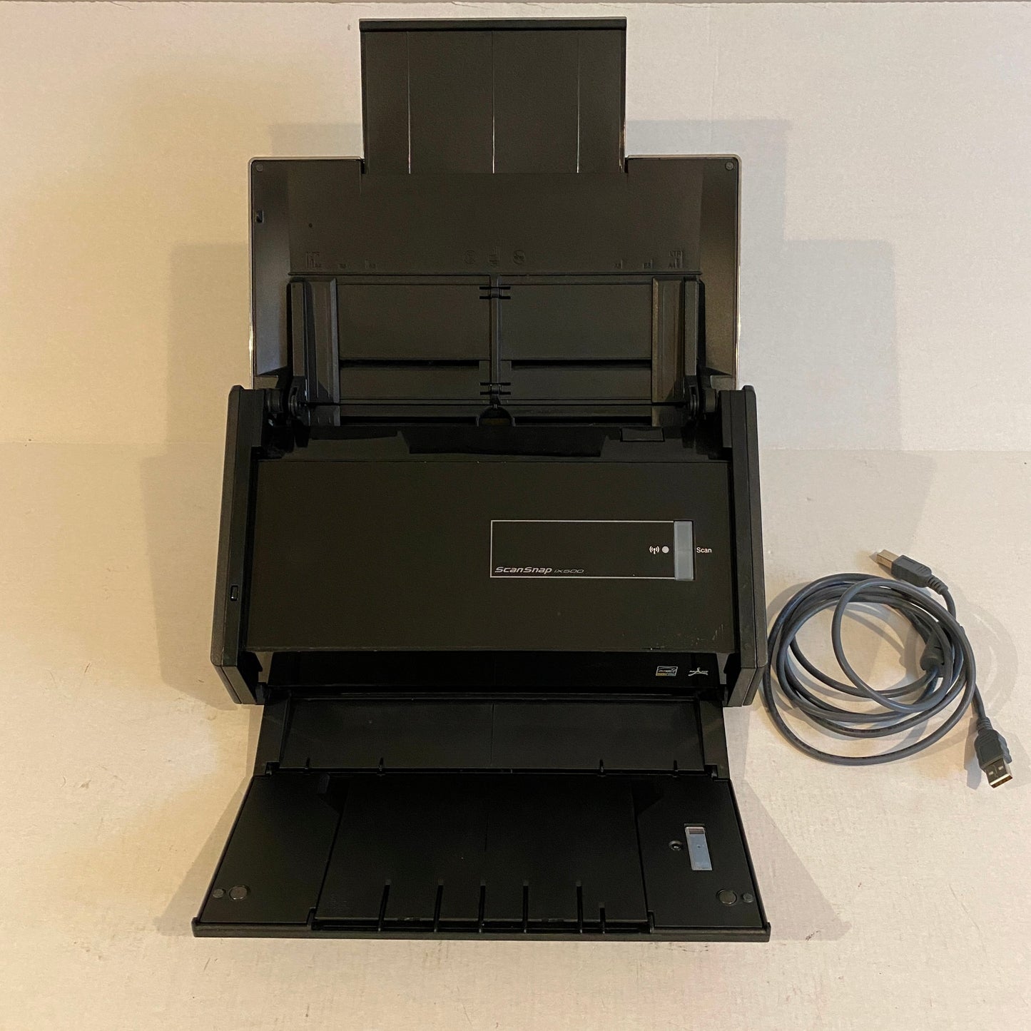 Fujitsu ScanSnap Duplex Document Scanner WiFi Mac PC - No A/C Adapter - iX500