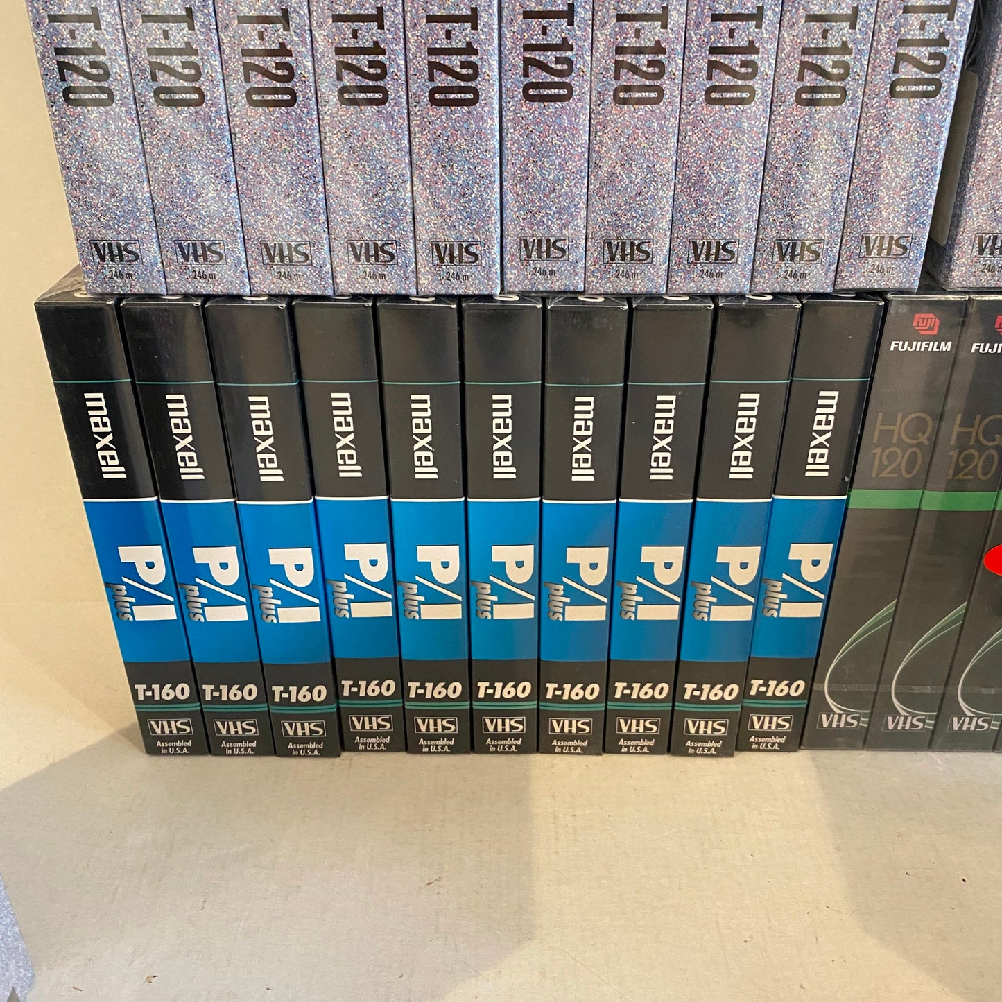 Lot of 41 Blank Sealed VHS Tapes