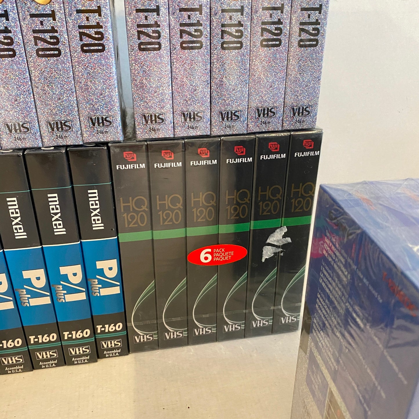 Lot of 41 Blank Sealed VHS Tapes