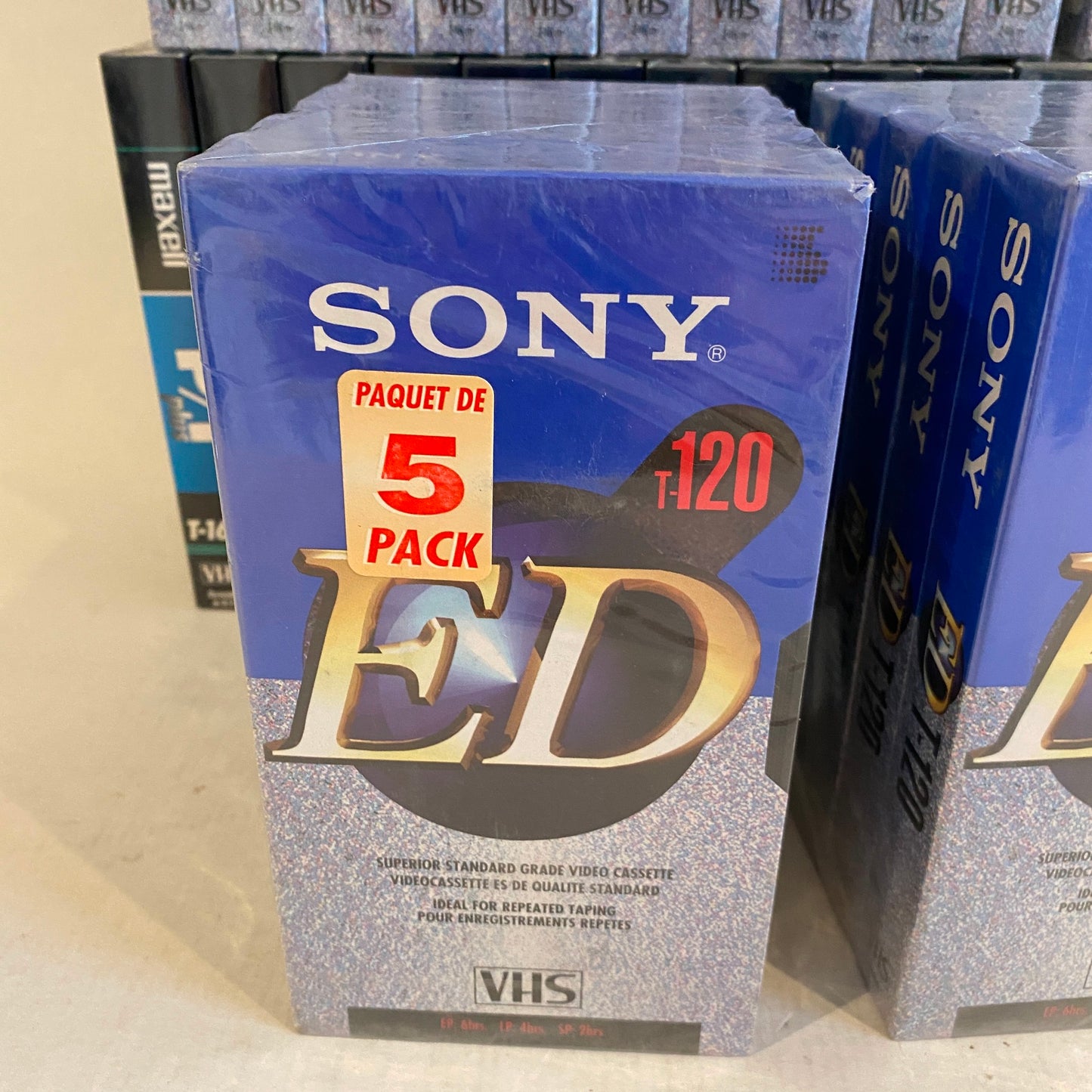 Lot of 41 Blank Sealed VHS Tapes