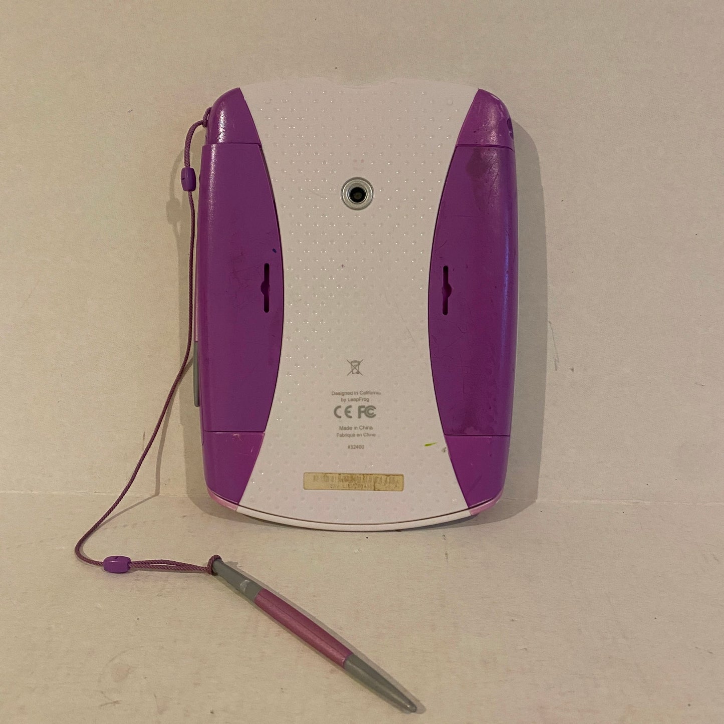 Vintage Purple LeapFrog Leap Pad 1 Kids Learning Tablet