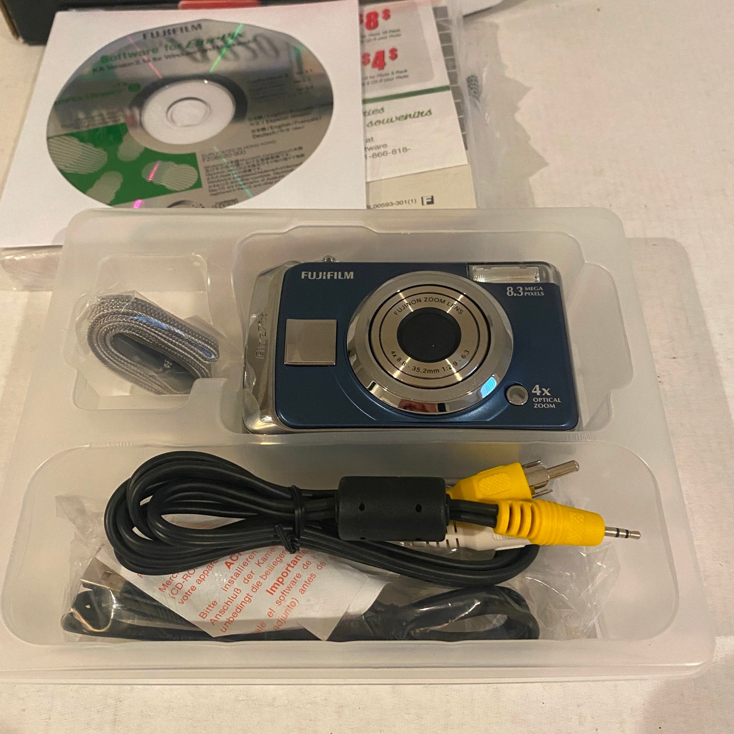 Blue FujiFilm Finepix 8.3 Megapixel Digital Camera - A820