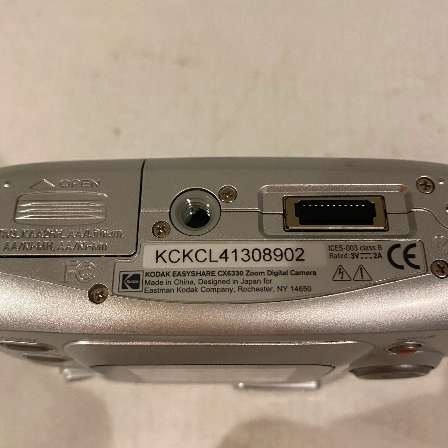 Kodak EasyShare 3.1 Mega Pixel Digital Camera - CX6330