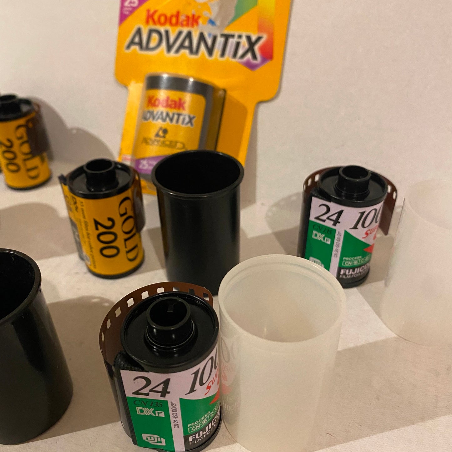 Lot of 7 - 35mm Kodak Gold Advantix Fuji Film