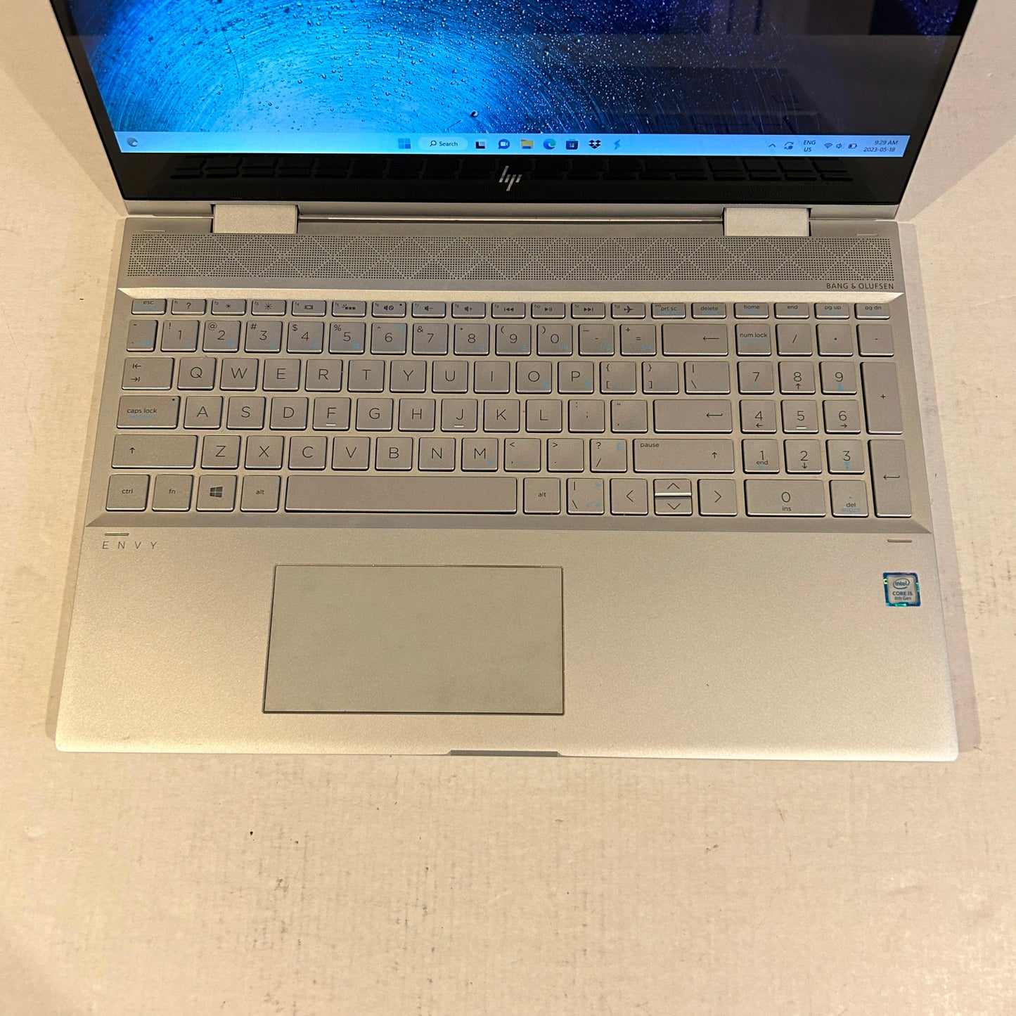 Silver HP Envy x360 Touchscreen 2-in-1 Laptop - 15-cn0xxx