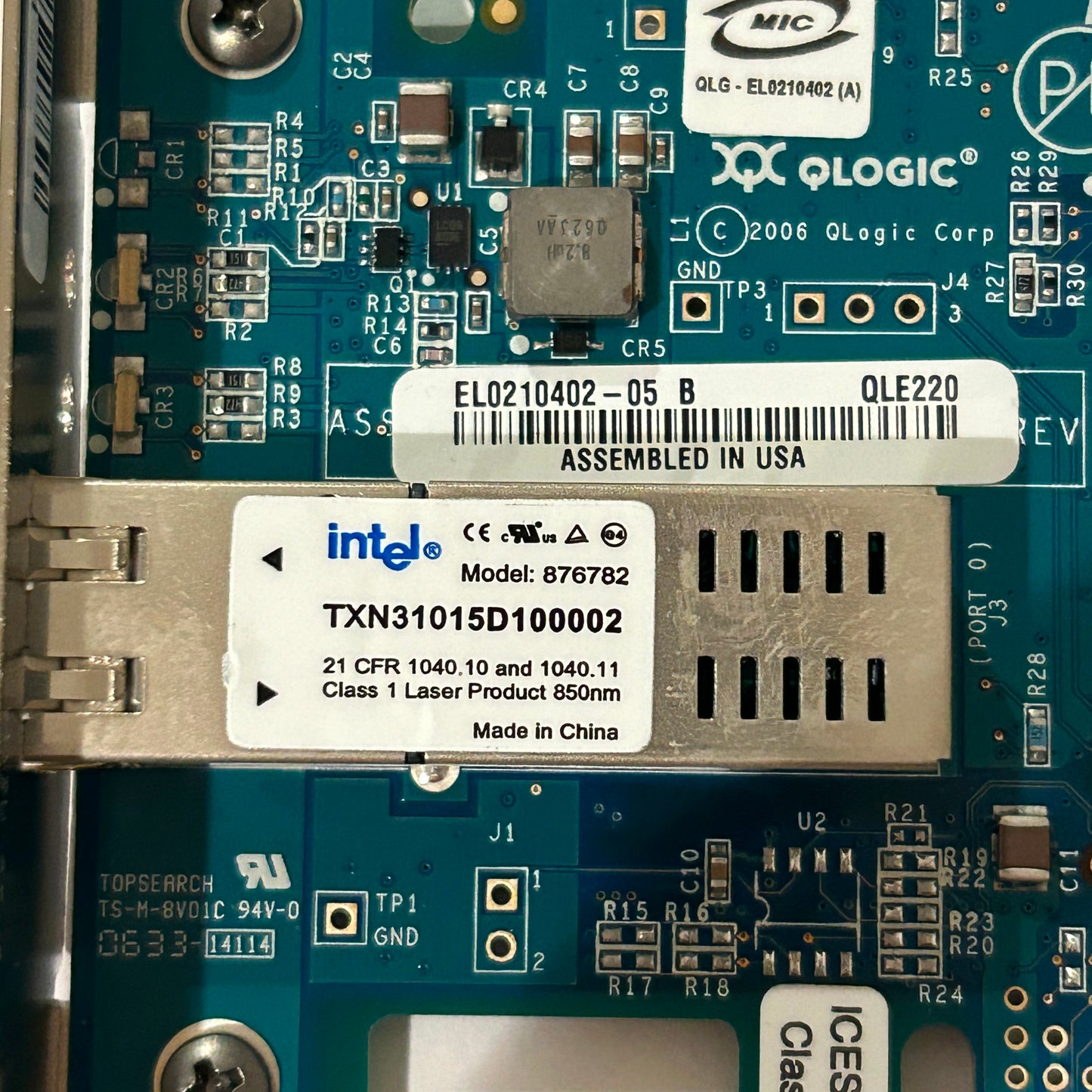 QLogic 4GB Single -Port PCI Express Fibre Channel Host Bus Adapter - QLE220