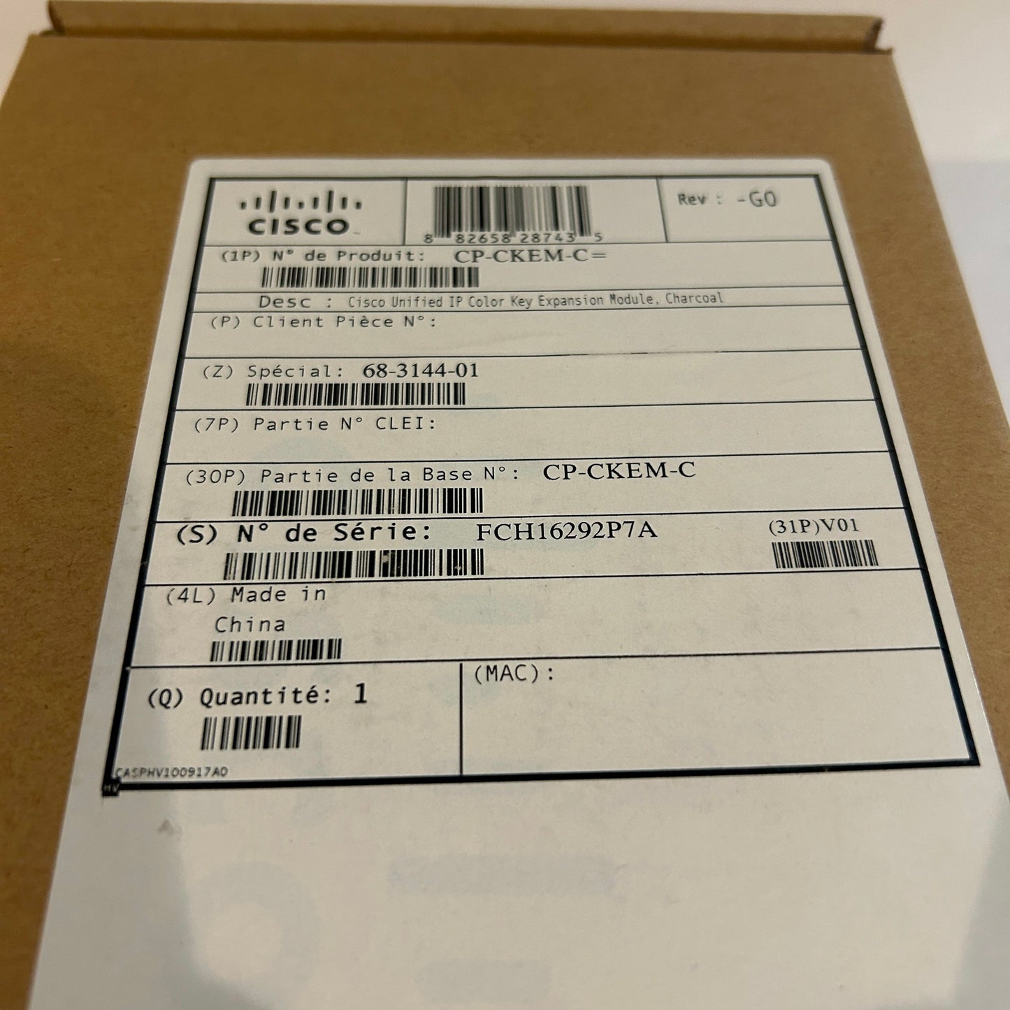 Cisco IP Color Key Expansion Module for 8961/9951/9971 - CP-CKEM-C=