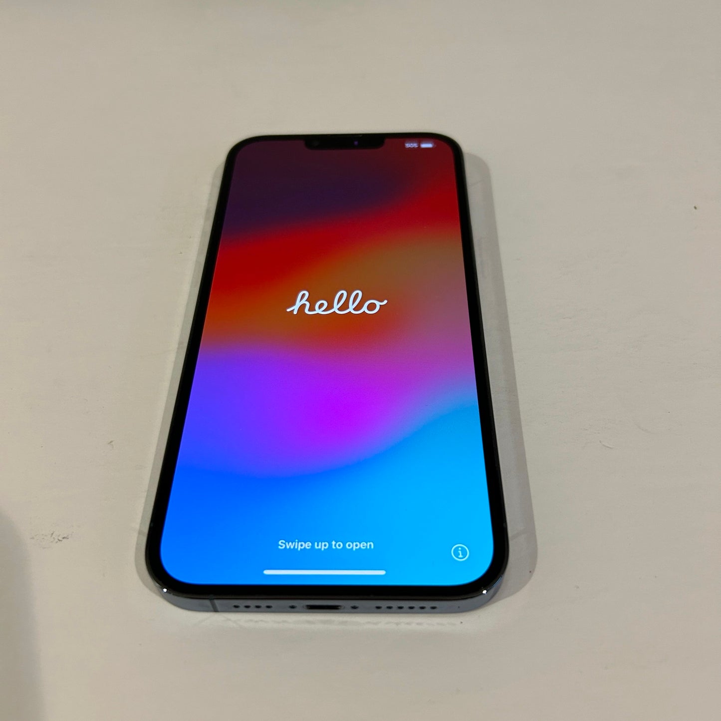 Unlocked 128 GB iPhone 13 Pro Max Sierra Blue