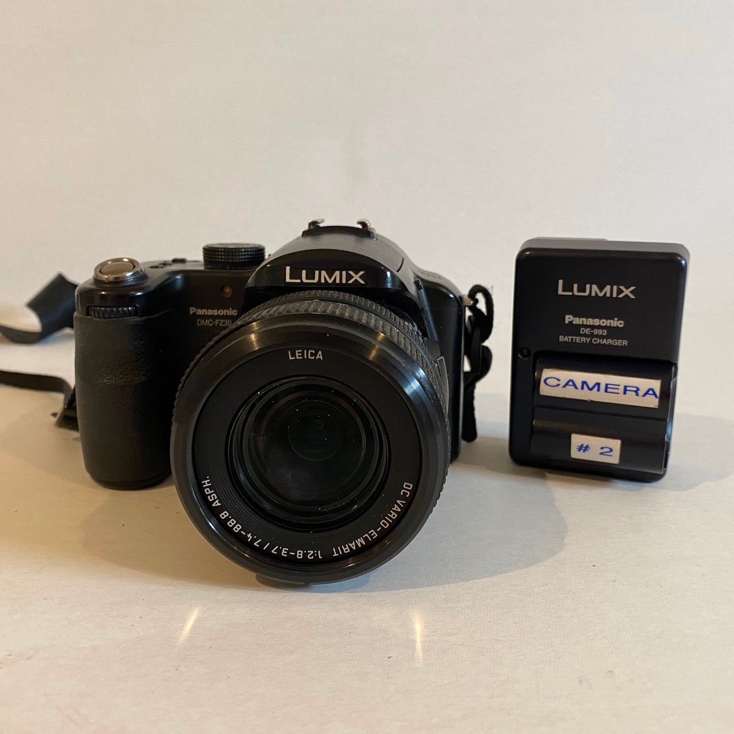 Panasonic Lumix Digital Camera - DMC-FZ30 with two batteries