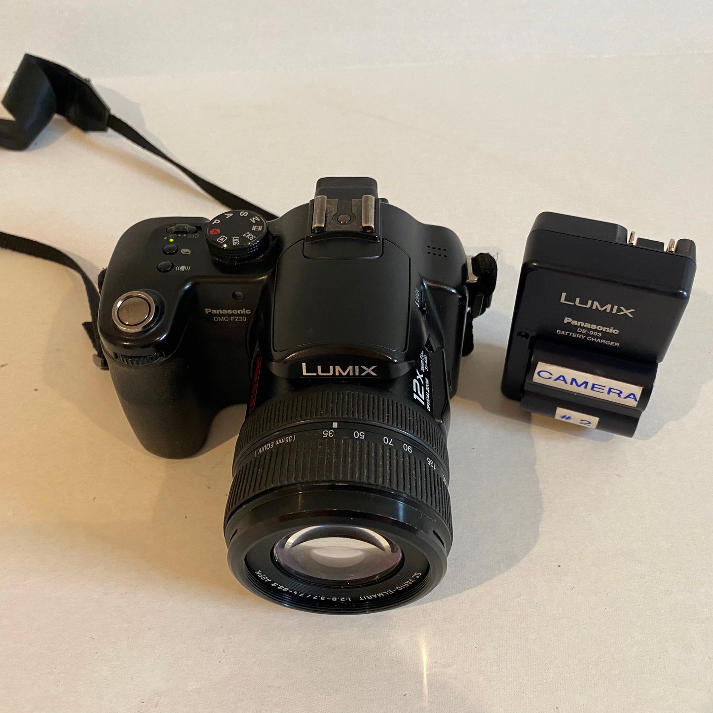 Panasonic Lumix Digital Camera - DMC-FZ30 with two batteries