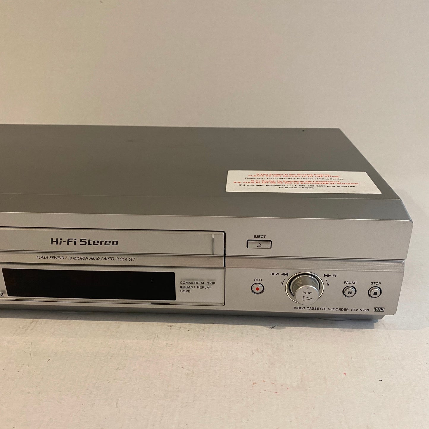 Sony VCR VHS Player & Recorder no Remote - SLV-N750