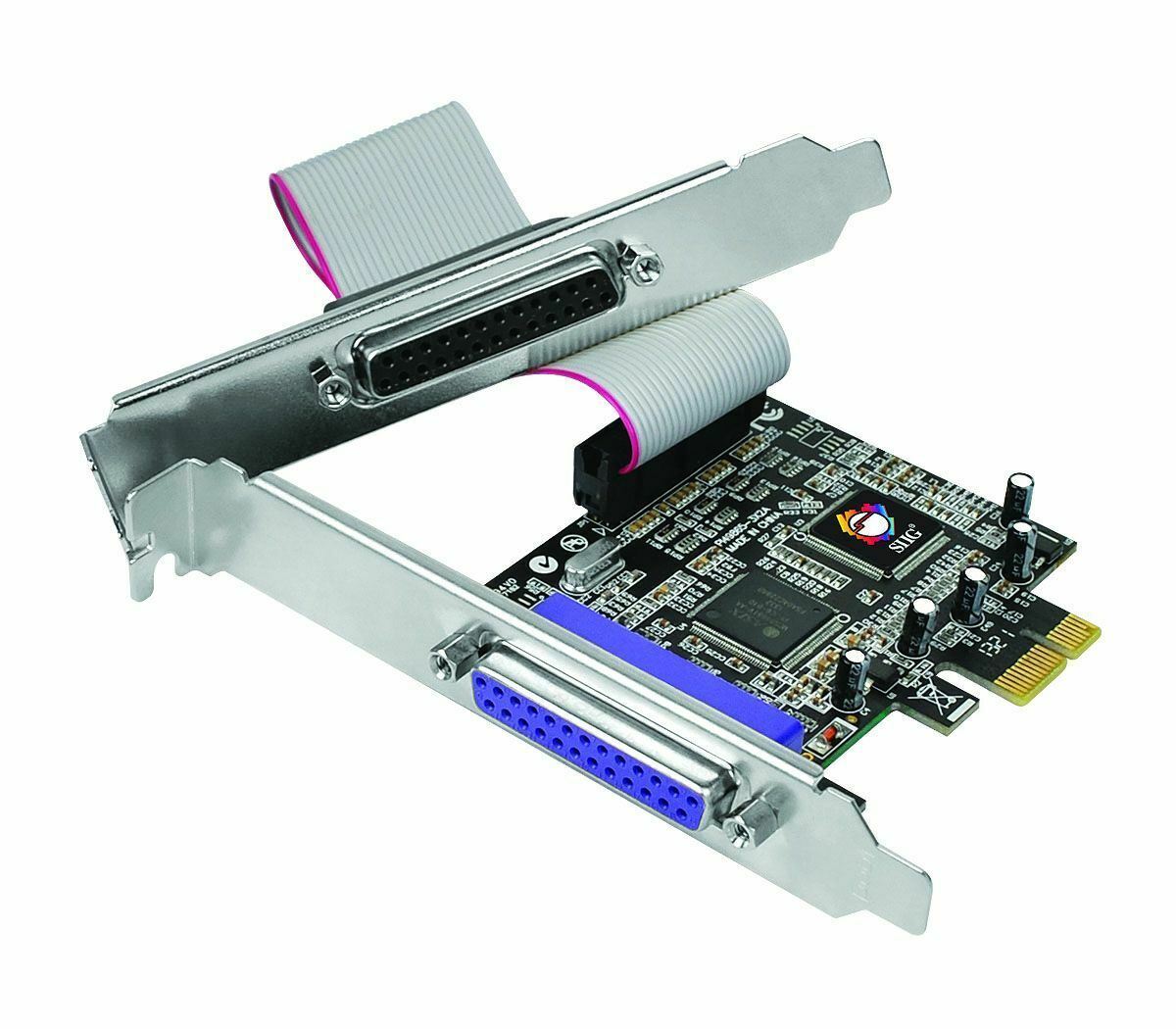 New SIIG DP CyberParallel Dual PCIe Serial Adapter Card - JJ-E02211-S1