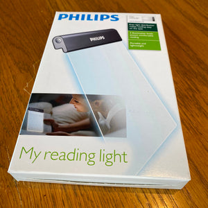 Philips Rechargeable LED Reading Book Light - LAC7IAWGC/10