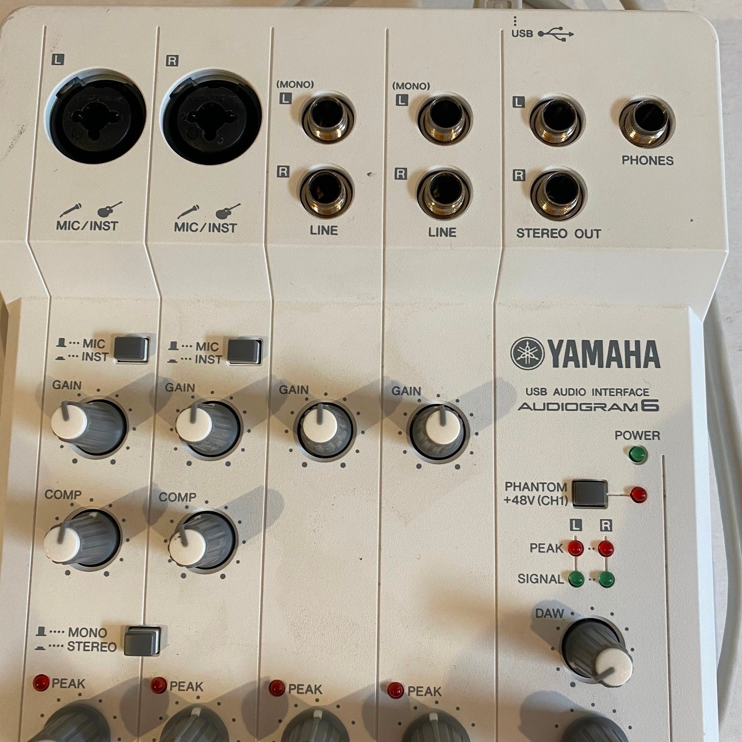 Yamaha Audiogram6 USB Audio Interface Mixer