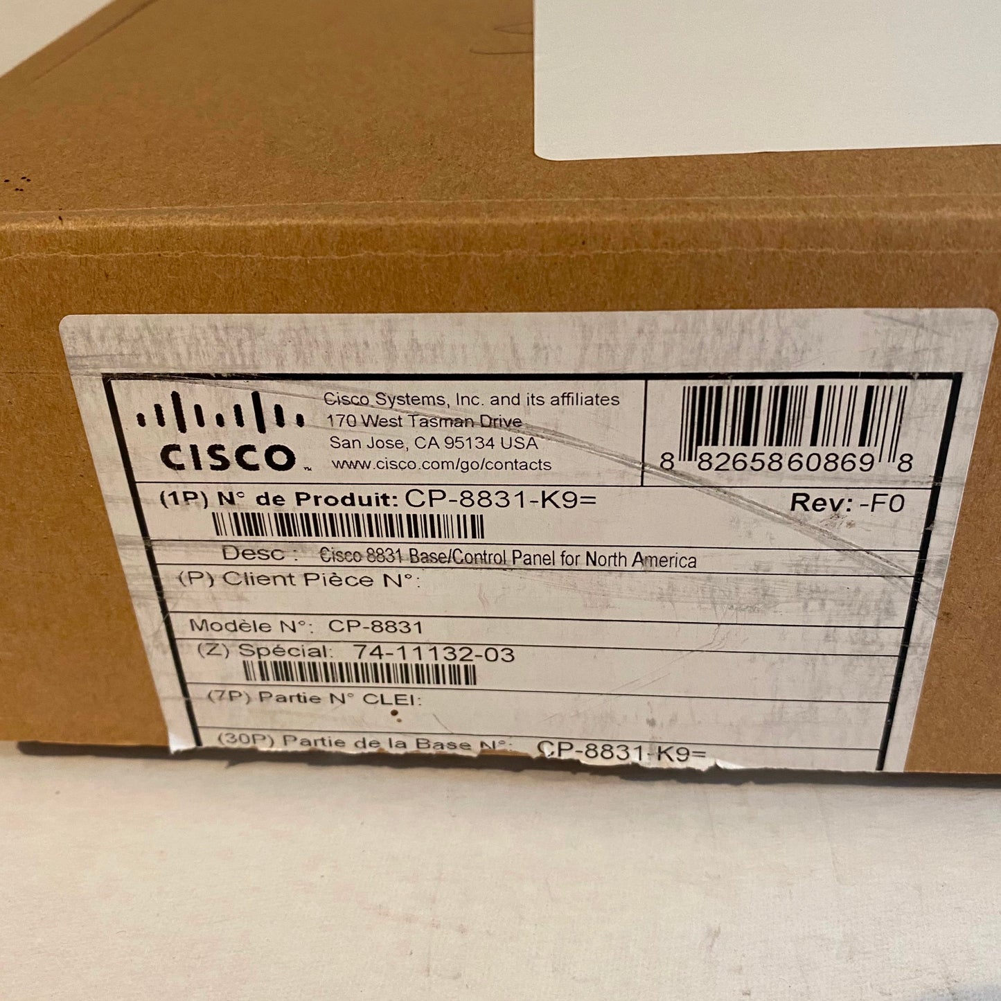 Cisco 8831 Control Base and Keypad - CP-8831-K9=
