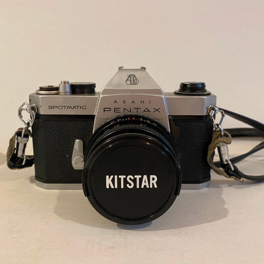 Vintage Asahi Pentax Spotmatic SPII Film Camera - SMC Takumar and Kitstar Lenses
