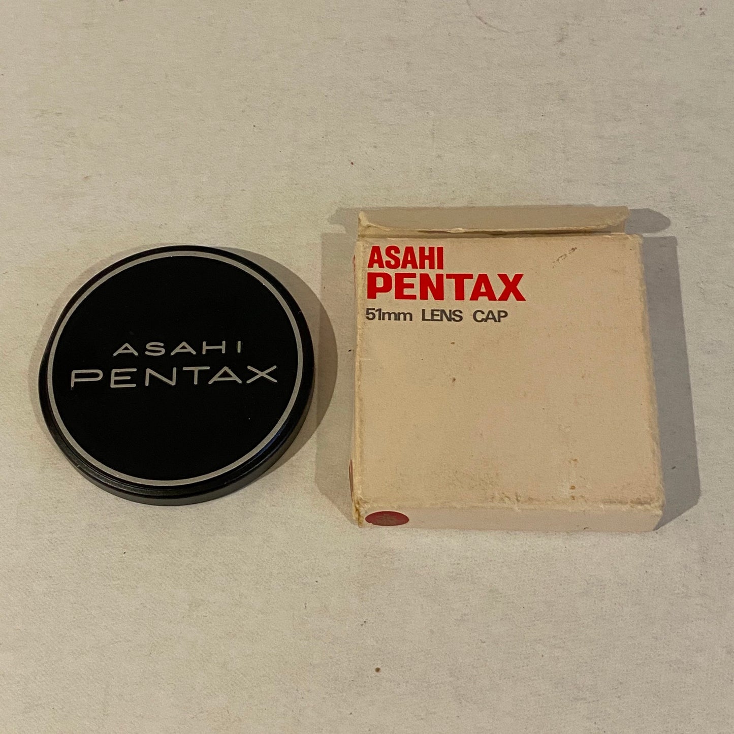 Asahi Pentax 51mm Metal Lens Cap with Box