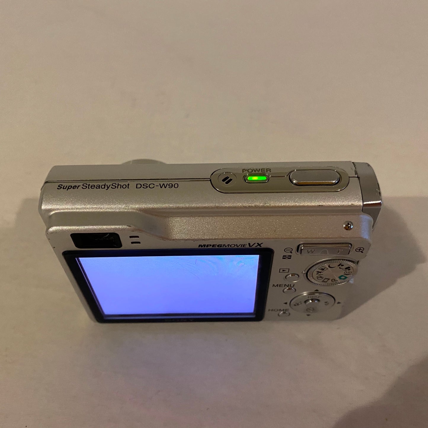 Silver Sony Cyber-shot 8.1 MP Digital Camera - DSC-W90