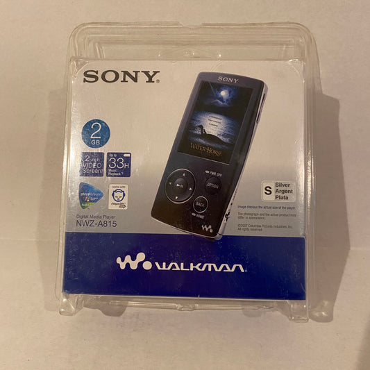 New Vintage Sony 2GB Digital Media Player Silver - NWZ-A815