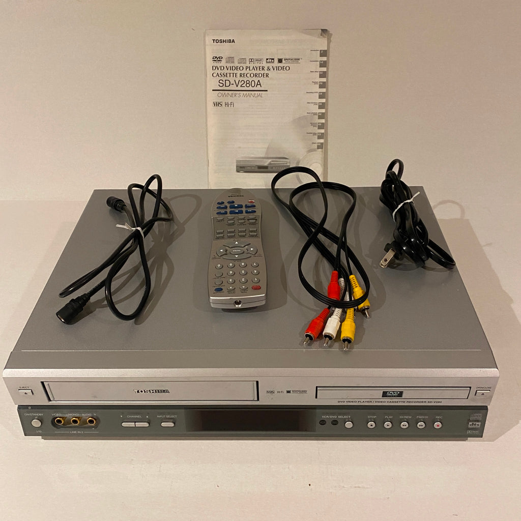 Toshiba Analog DVD Video Player and VHS Recorder - SD-V280A