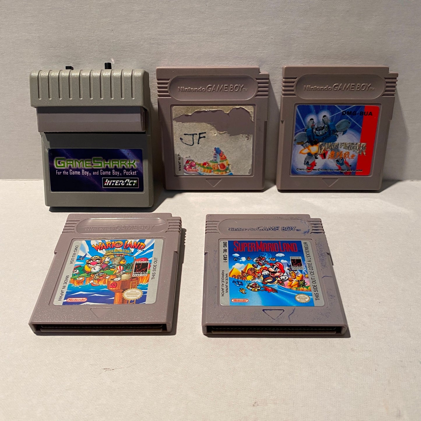 Lot of Nintendo Game Boy Games and GameShark