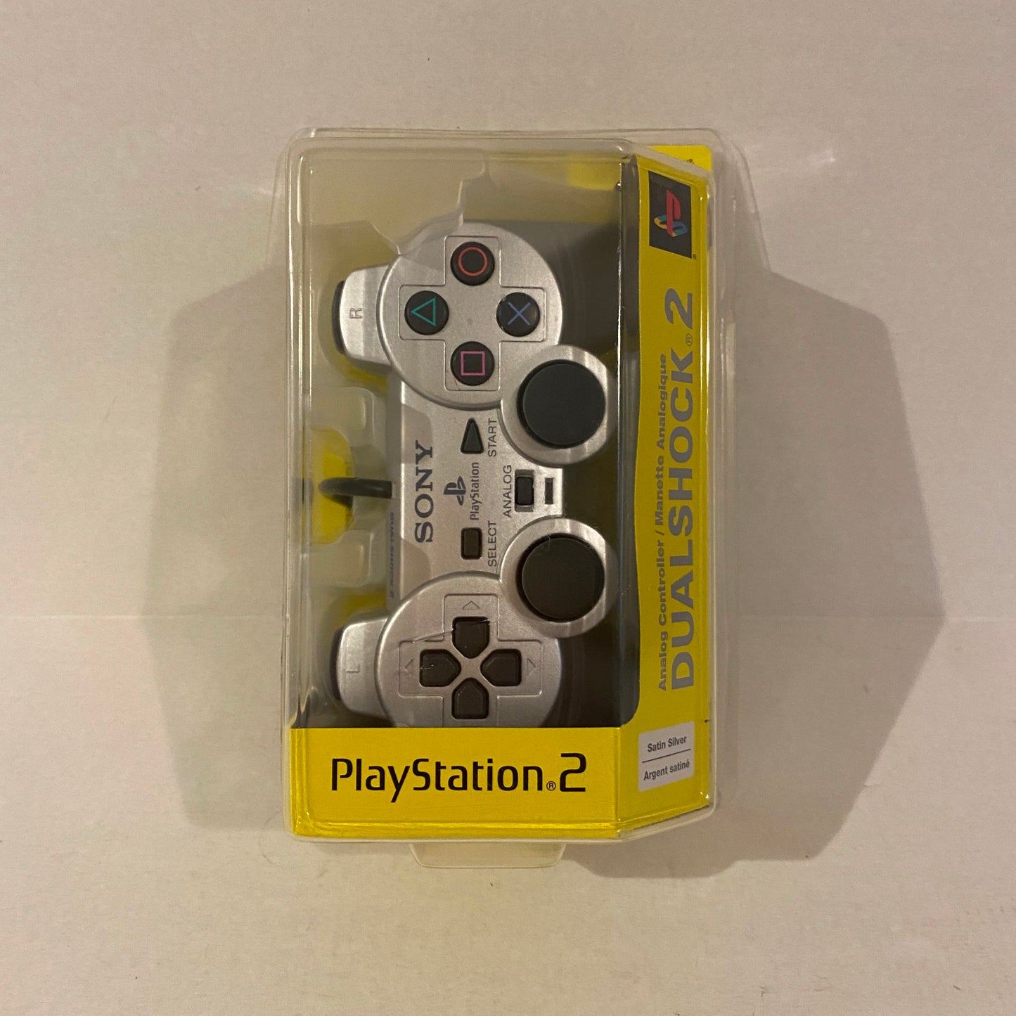 New Sony Playstation Dualshock 2 Analog Controller - Satin Silver