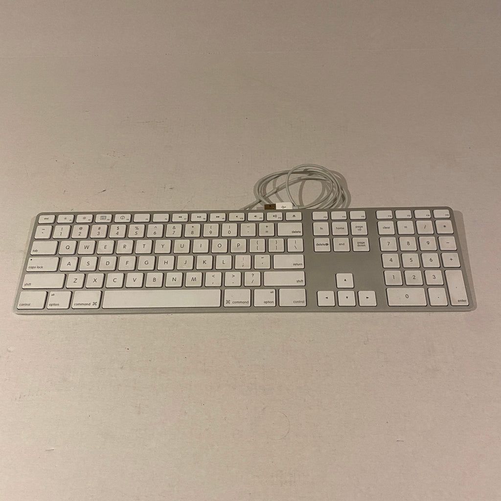 Apple Wired Keyboard with Numeric Keypad & USB Ports - A1243