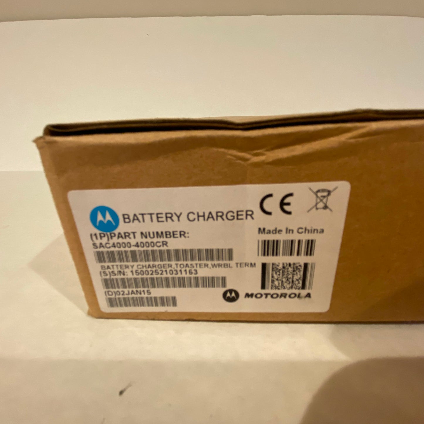 Motorola Symbol 4 Slot Battery Charger SAC4000-4000CR