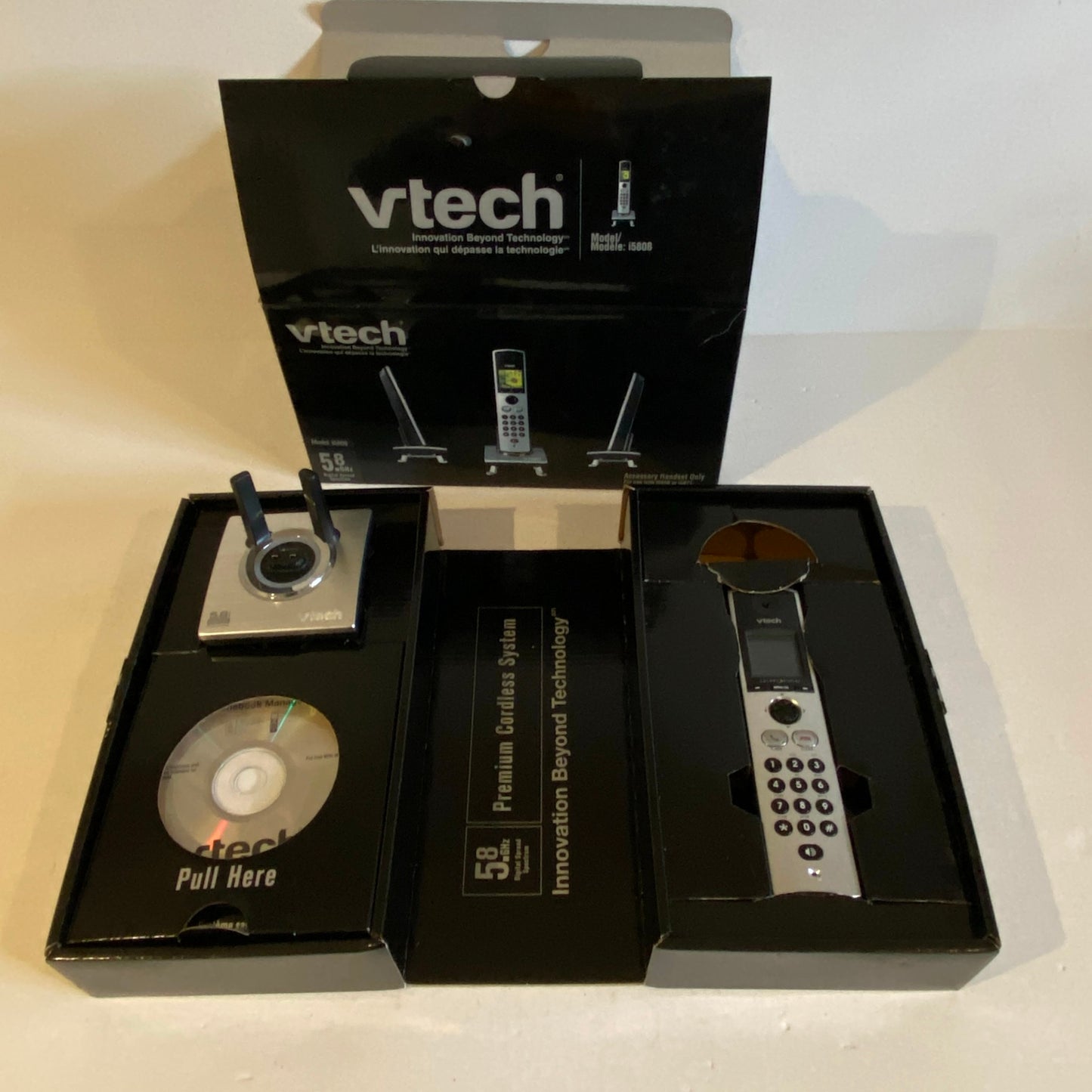 Vtech 5.8 Ghz Cordless Phone Extra Handset for i5858 or i5871