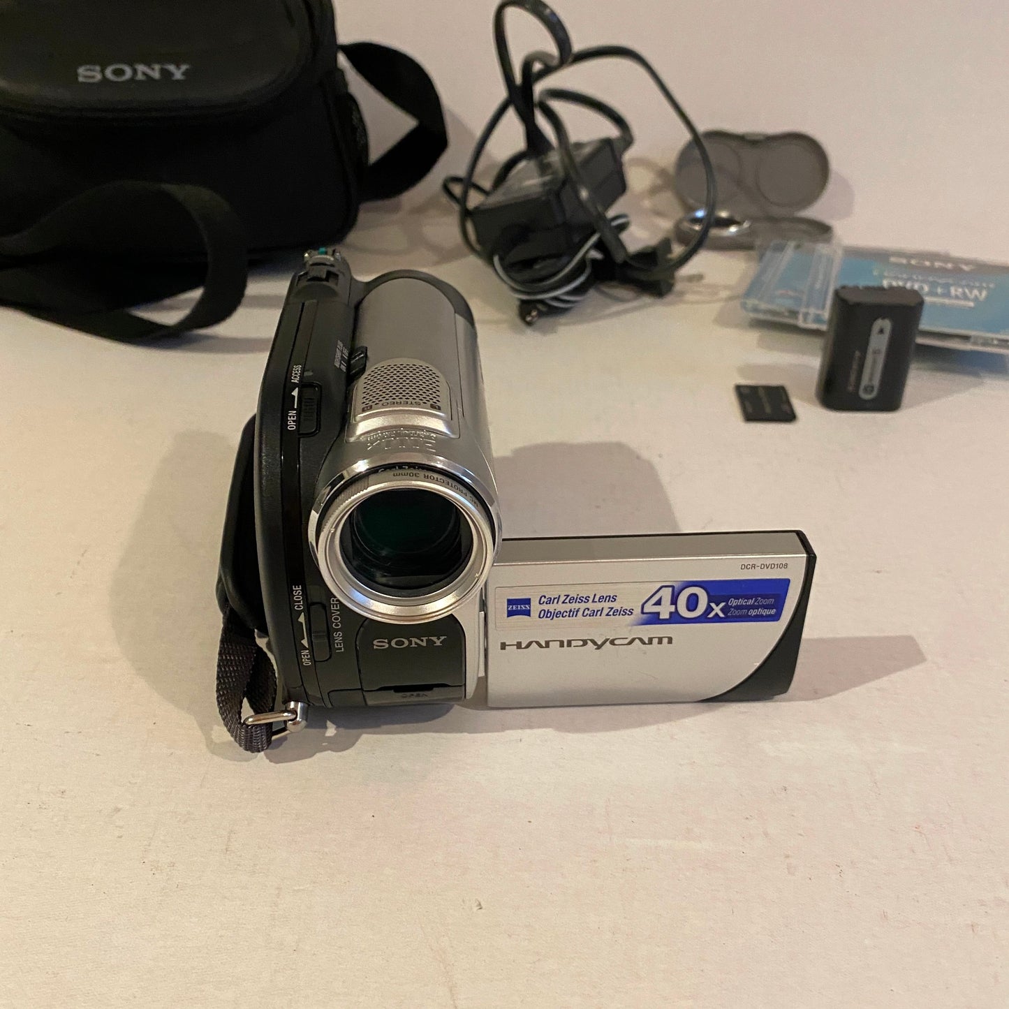 Sony DVD Handycam Camcorder with 40x Optical Zoom - DCR-DVD108
