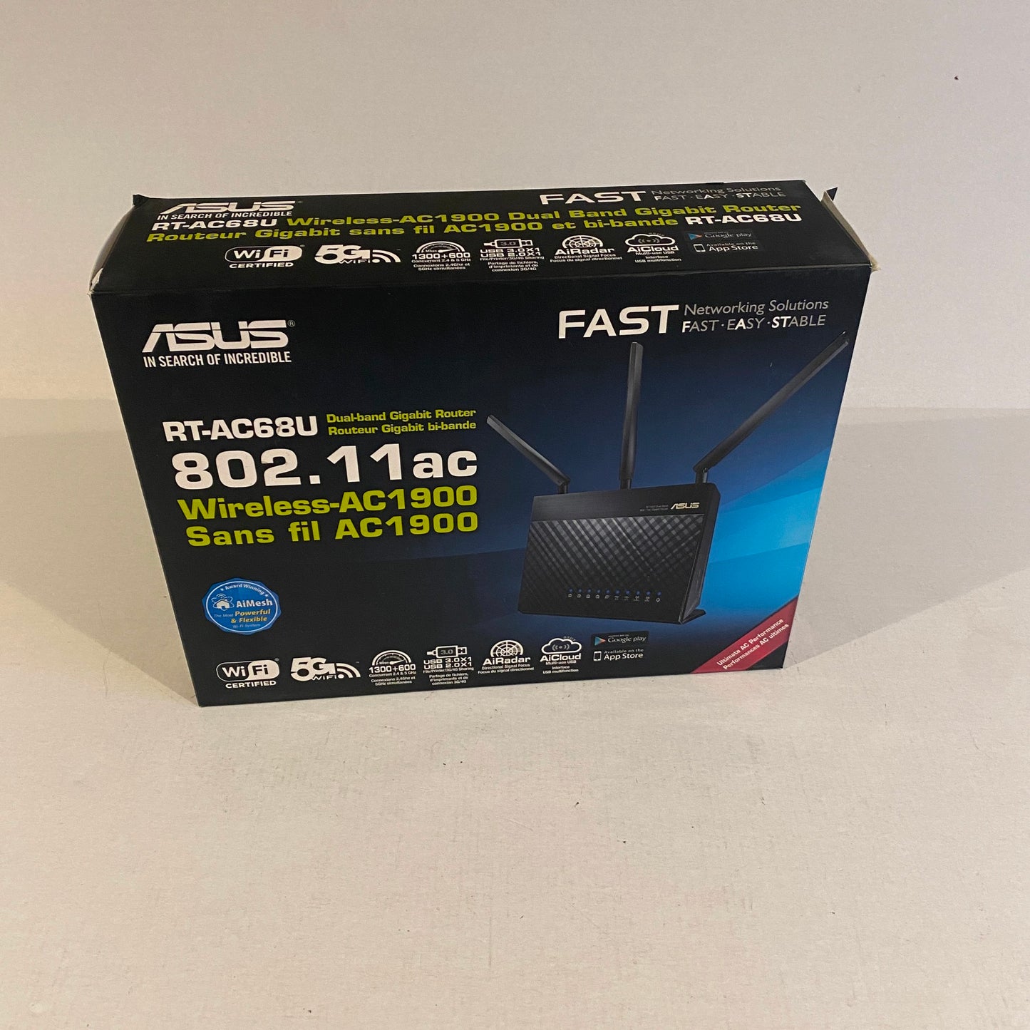 Asus AC-1900 Wireless Dual Band Gigabit Router - RT-AC68U