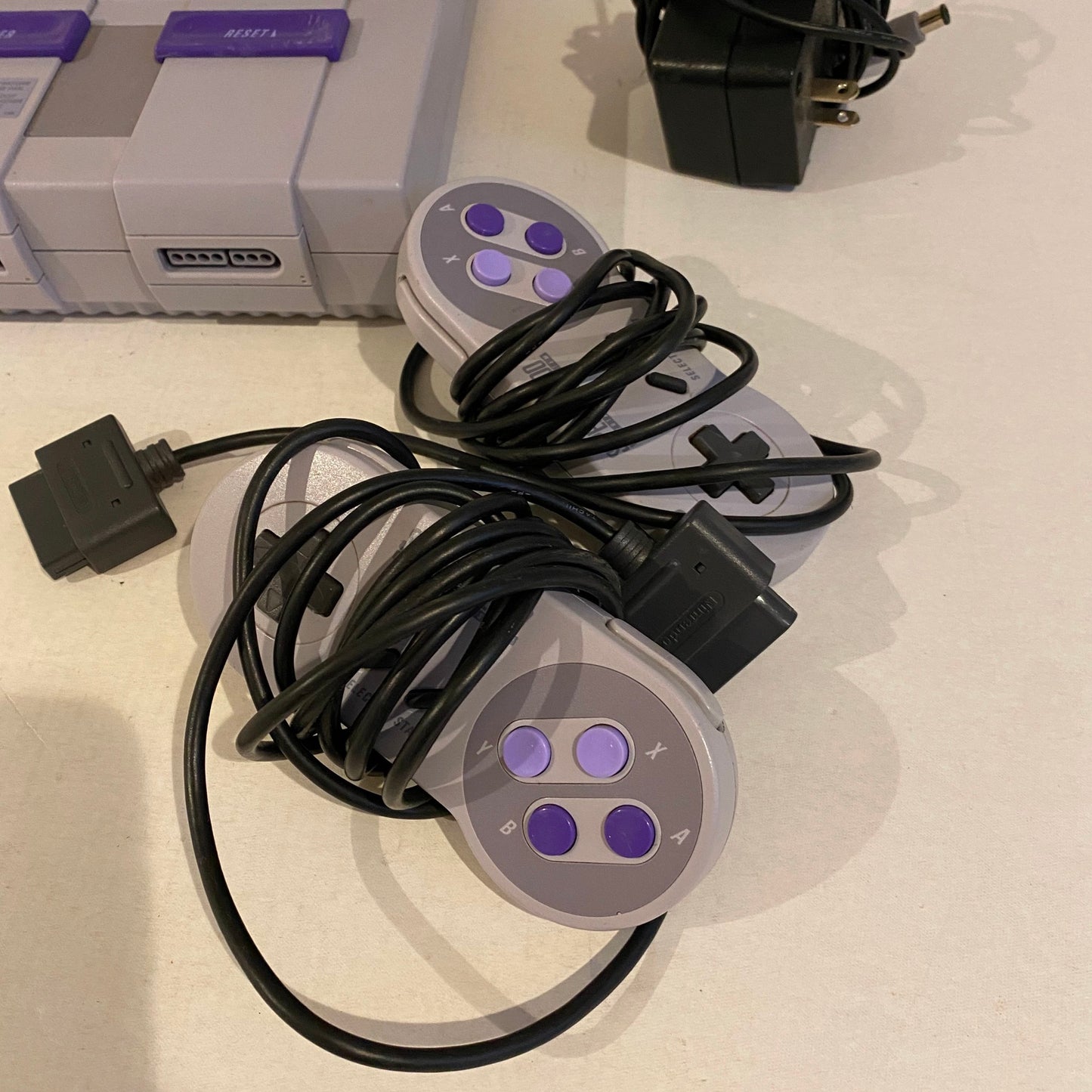 Original SNES Super Nintendo Console