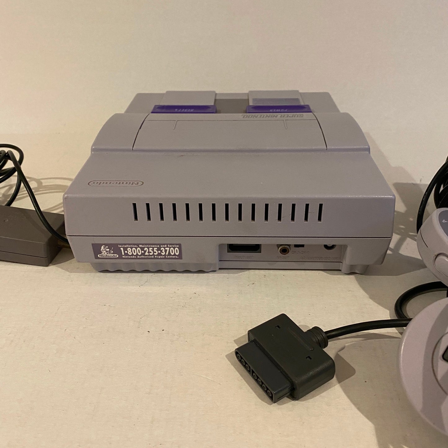 Original SNES Super Nintendo Console